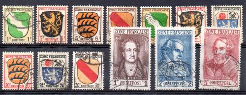 French Zone Nº Michel 1/13 (o)